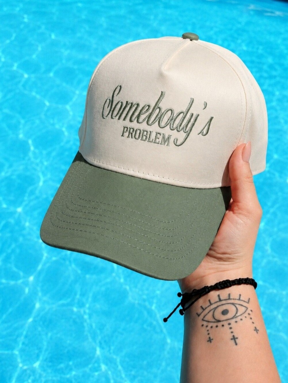 Somebody's Problem Trucker Hat – Meadow Charm